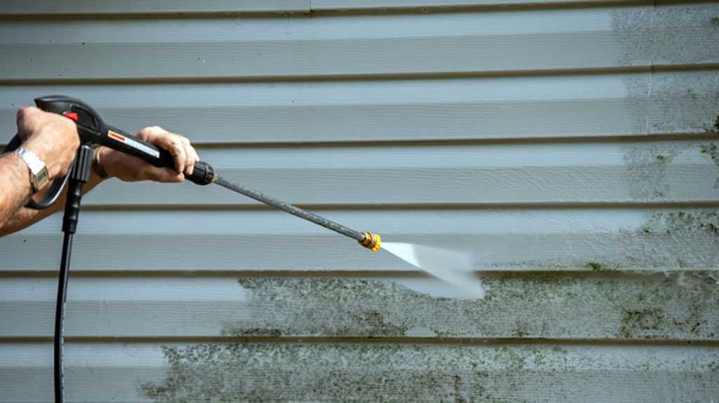 Pressure washing